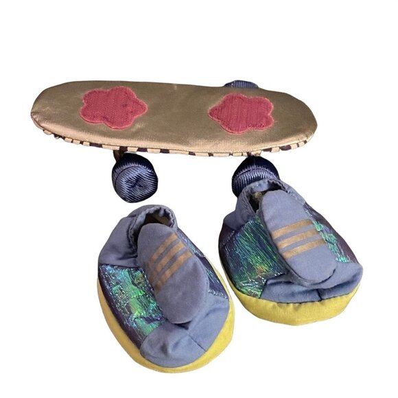 manhatten toys Other - manhattan toy groovy girls silver zebra print skateboard blue sneakers